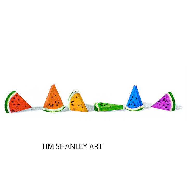 Rainbow Watermelon Tim Shanley Art